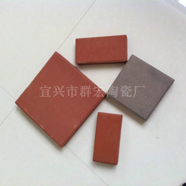 江苏宜兴厂家供应规格多种陶土透水砖 广场透水砖