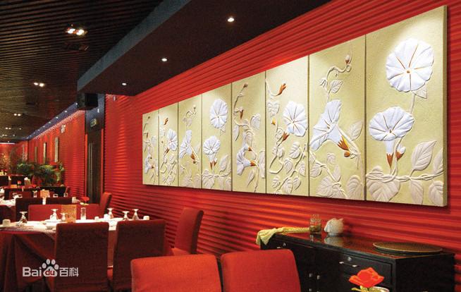 深圳餐厅背景墙安装批发