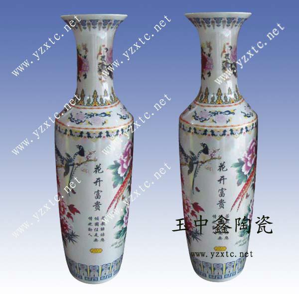 供应大陶瓷花瓶私人定制青花