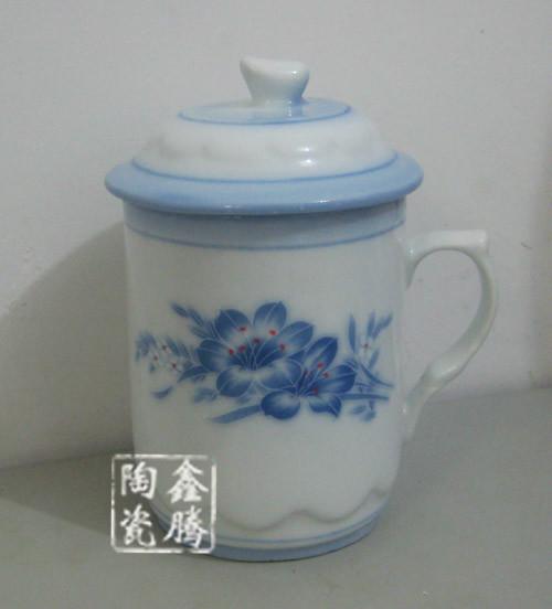 供应青花陶瓷茶杯-优质杯子，厂家直销
