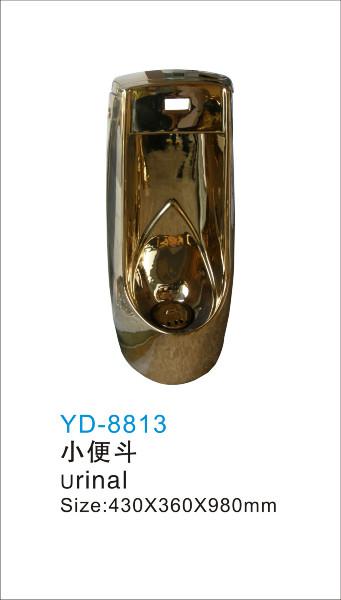供应金色陶瓷马桶 潮州洁具批发 欧式高端座便器 套间体系
