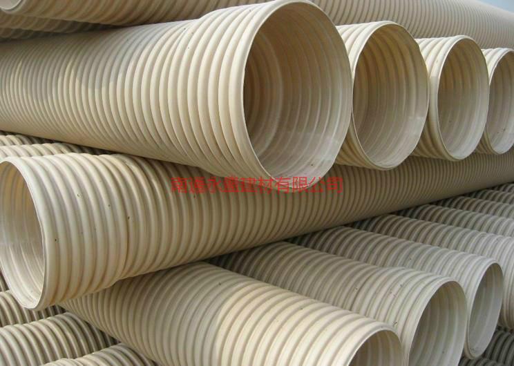 PVC双壁波纹管价格/ 南通PVC双壁波纹管价格/PVC排水管