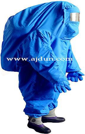 供应低温防护服 液氮防护服带背囊 干冰防护服、防液氮服
