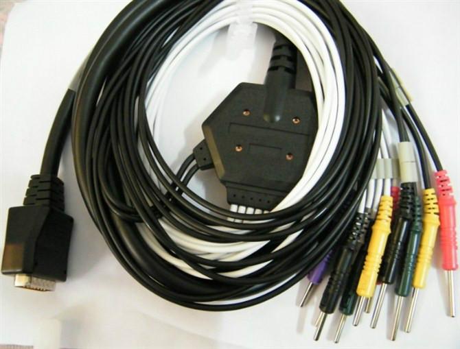 供应上海光电6511十二导心电图机导联线/产品广泛用于光电心电图机、抗干扰能力强、性能稳定