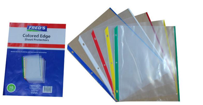 供应PP环保文件袋/PP11孔白条袋/文件袋