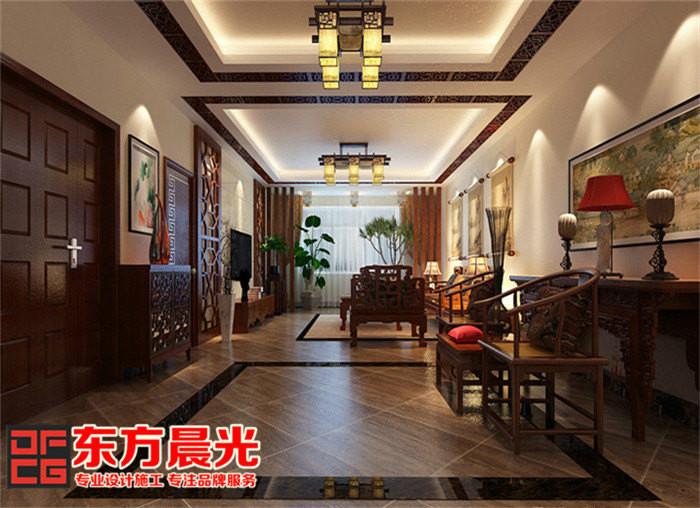 供应别墅中式装修效果图展示中国风