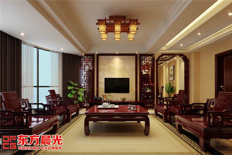 中式风格别墅装修设计高贵典雅批发