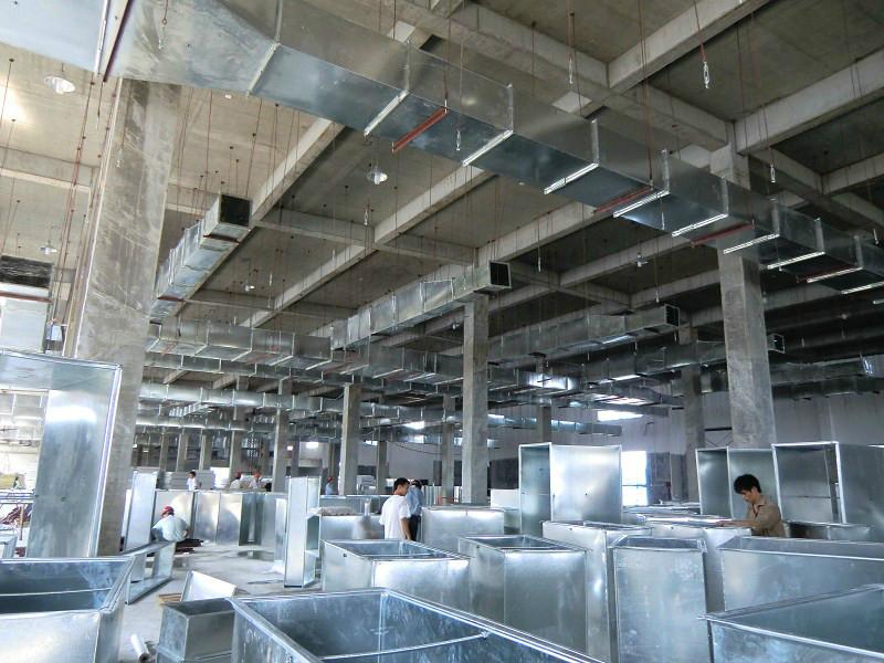 广州风管加工厂销售角铁法兰，机制风管，共板法兰，插条风管，供货商