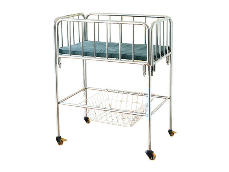 供应ZBE17-A不锈钢医用婴儿床 不锈钢摇篮床  婴幼床