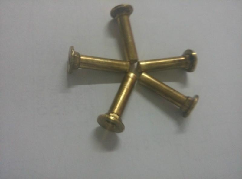 供应冷镦铜螺母，铜螺母订做，铜螺母加工图片