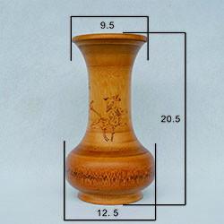 供应碳化花瓶巨匠厂家定做居家摆饰特色天然传统高档碳化花瓶