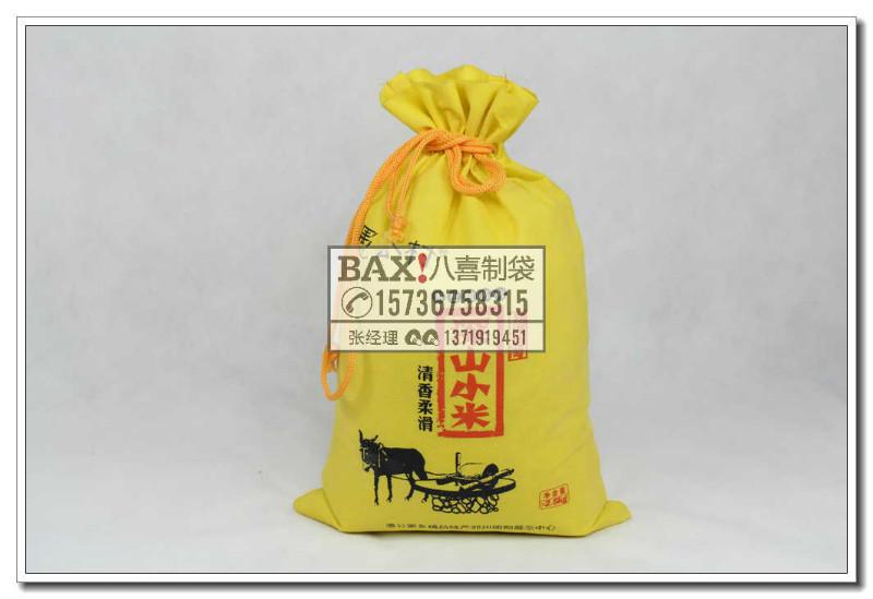 供应辽宁葫芦岛无纺布小米袋定制2.5公斤小米袋定做价格