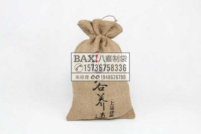 供应东北大米袋定制高档麻布高粱米袋厂麻布杂粮袋批发商