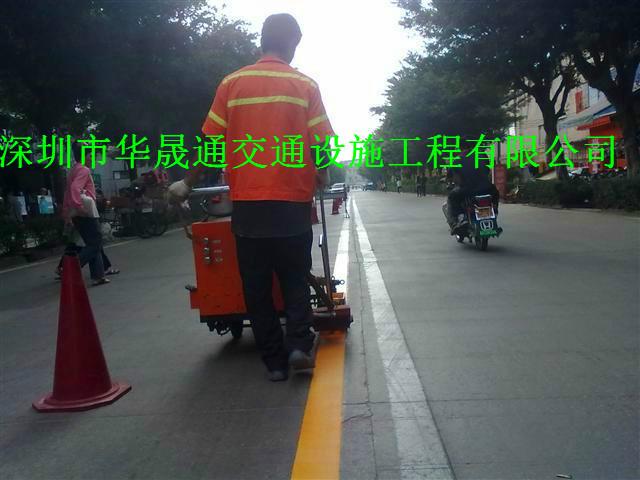 供应交通设施施工、停车场划线、深圳道路划线批发
