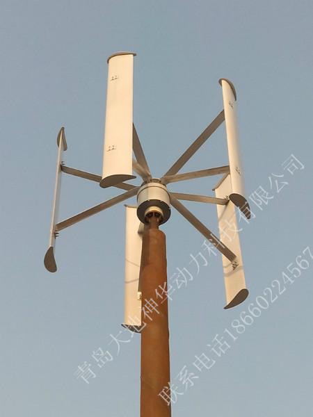 供应低转速垂直轴风力发电机2KW环保能源设备风力发电