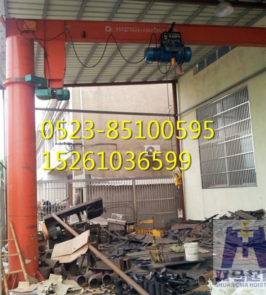 供应用于电动葫芦的北京BZD型立柱式悬臂吊起重机图片