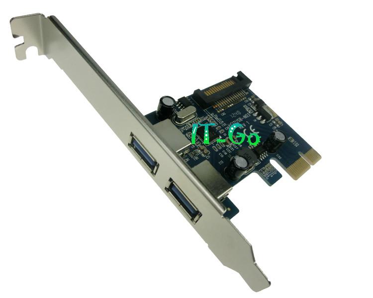 供应USB3.0扩展卡 pcie扩展2口usb3.0 NEC芯片