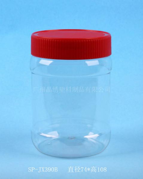 供应深山老林纯天然蜂蜜包装瓶390ML透明瓶耐摔气密性好