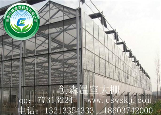 供应玻璃连栋智能温室，许昌丨禹州丨鄢陵丨长葛丨襄城玻璃温室建设厂家图片