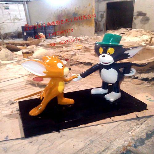 迪士尼卡通雕塑猫和老鼠卡通雕塑批发