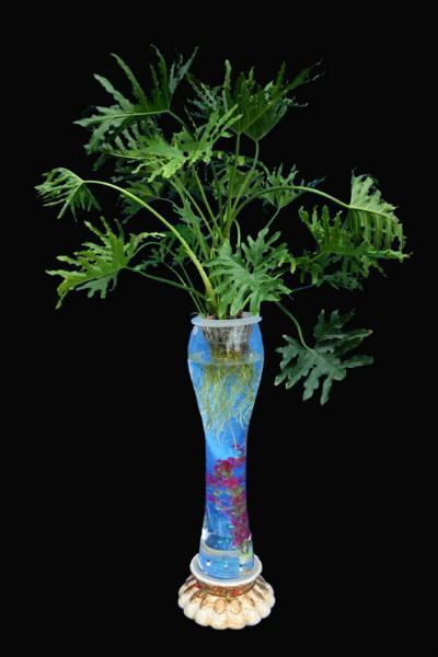 供应电子水培汽雾玻璃瓶 凯奇盆艺专利产品 营养液 水培花卉