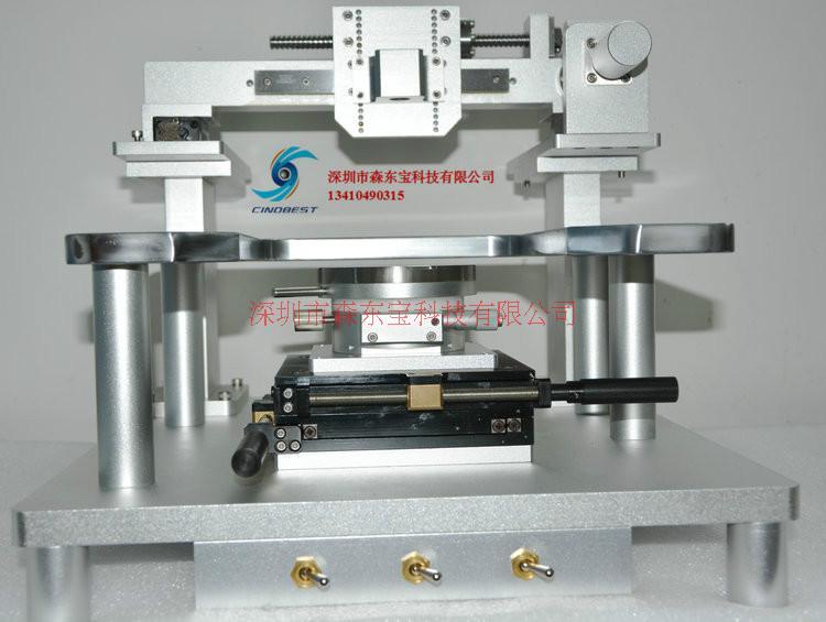 供应定制型高精度双导轨驱动中型探针台，可兼容金相与体式显微镜的使用