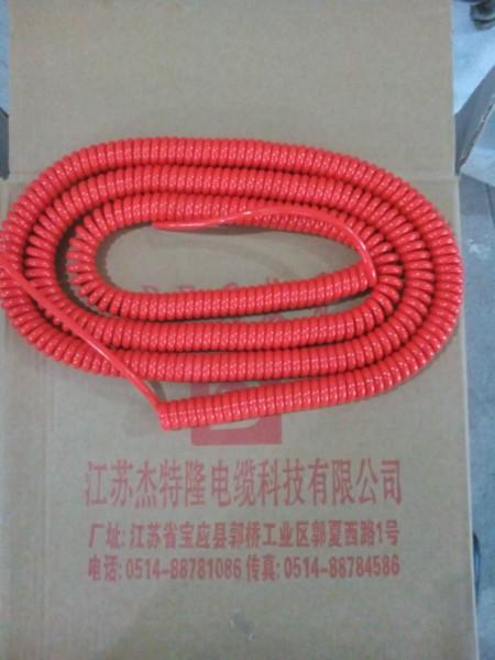 手轮卷线缆供应手轮卷线缆 耐油耐磨弹簧线缆