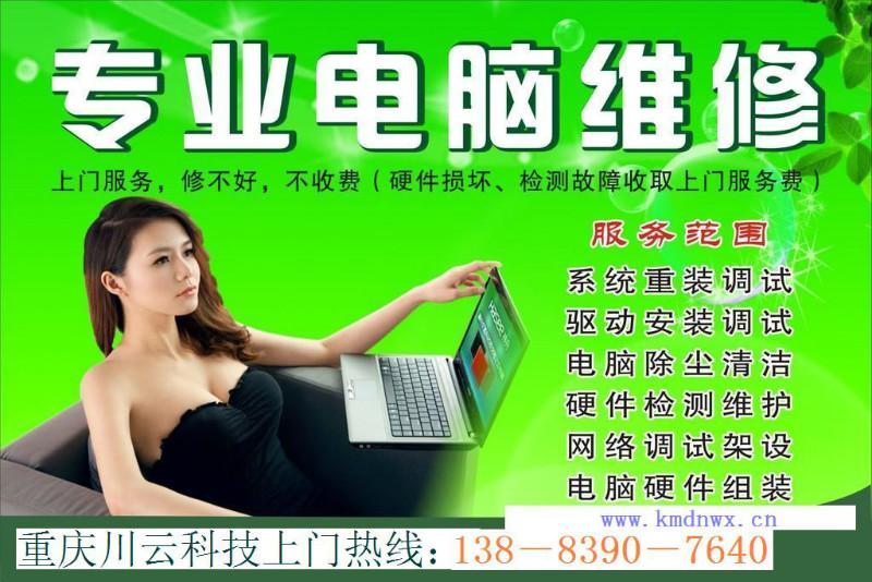 供应上门维修重庆主城电脑上门维修，足不出户工作无忧，降低成本提高效率图片