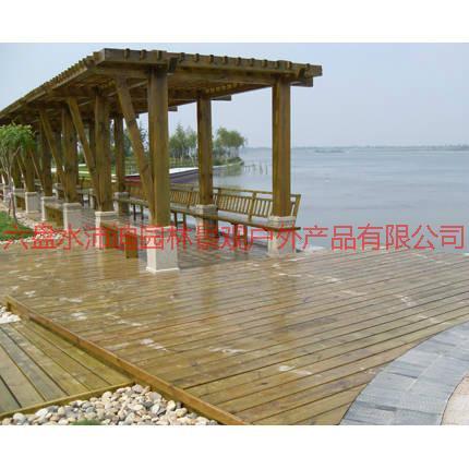 六盘水景区防腐木地板防腐木地板，贵州地区防腐木木制品制作厂家
