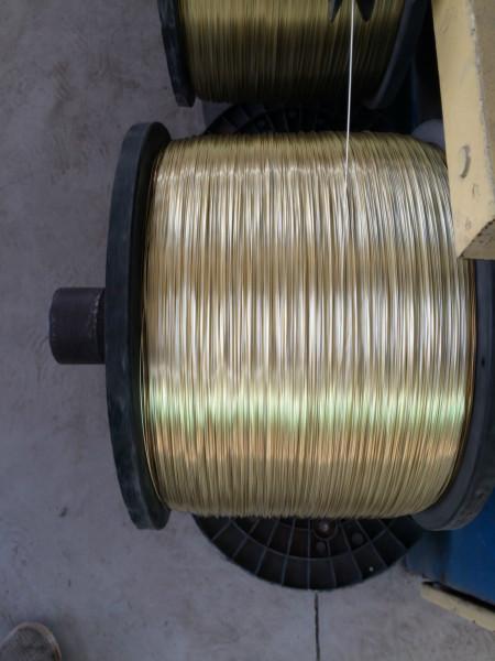 供应丹东市镀铜不锈钢丝厂家直销-规格0.5-1.4mm 材质：201、304