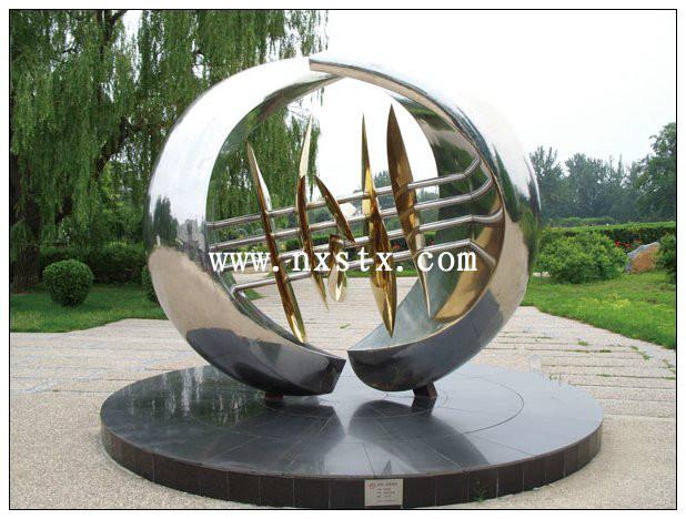 北京市大型地产不锈钢雕塑定做厂家
