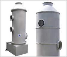 供应武汉净化设备喷淋塔酸洗碱洗设备首选时泰环保工业废气处理设备图片