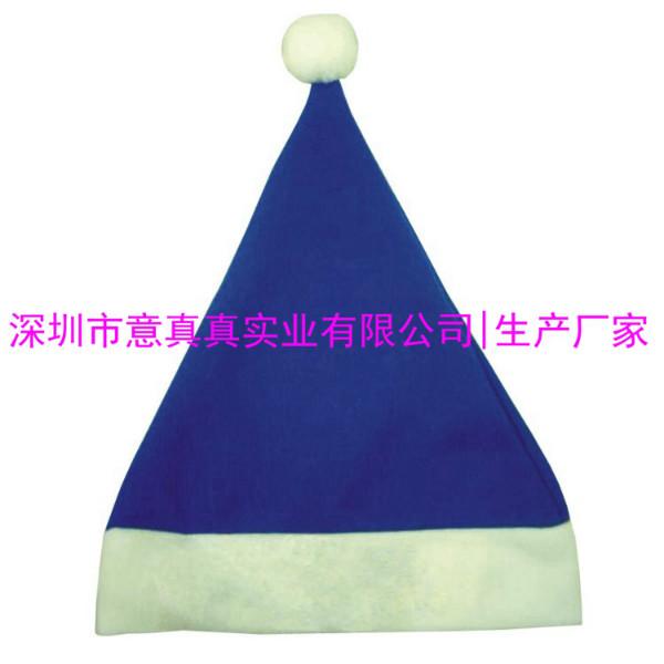 供应无纺布帽子 无纺布圣诞帽 圣诞节活动广告宣传帽子 来图来样定制logo