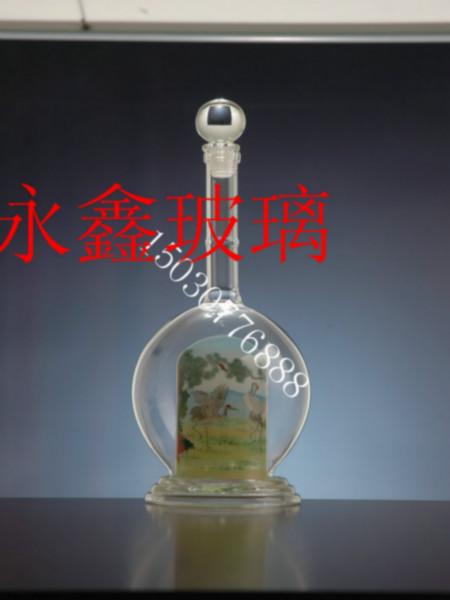 供应永鑫内画工艺酒瓶，水晶玻璃工艺酒瓶