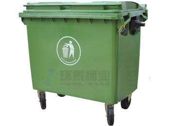 660L脚踏方形塑料垃圾桶HT-SL3010批发
