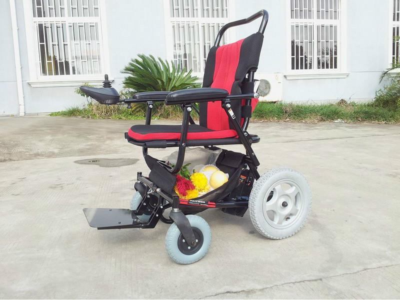 供应威之群电动轮椅1023-16雨燕锂电池可折叠超轻铝合金车架