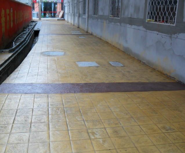 上海亚石供应汉中彩色混凝土装饰地坪亚石彩色路面装饰地坪