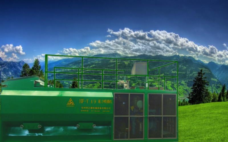 供应边坡绿化喷播机-华之睿生产厂家-客土液力喷播机