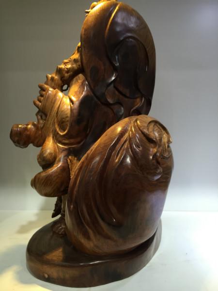 越南黄花梨木雕弥勒佛佛像供应越南黄花梨木雕弥勒佛佛像