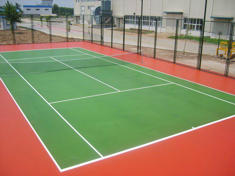供应硅pu网球场施工，硅pu篮球场施工，塑胶球场施工，悬浮地板球场施工。