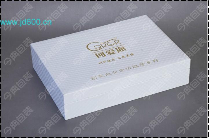 供应化妆品包装盒定制高档化妆品盒PU皮翻盖盒充皮化妆品盒