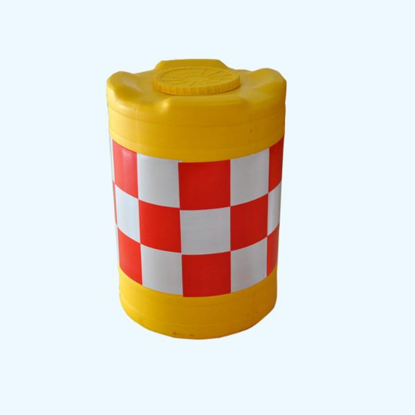 供应滚塑防撞桶交通安全反光桶圆形桶高速路障质优价廉图片