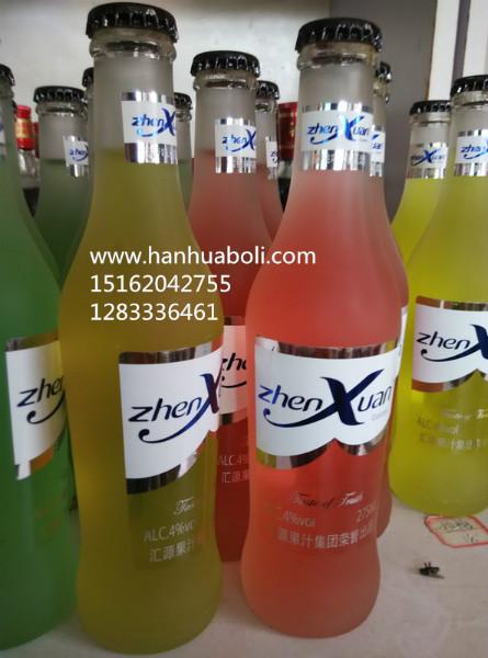供应徐州生产鸡尾酒瓶果汁饮料瓶汽水瓶厂家定做玻璃瓶