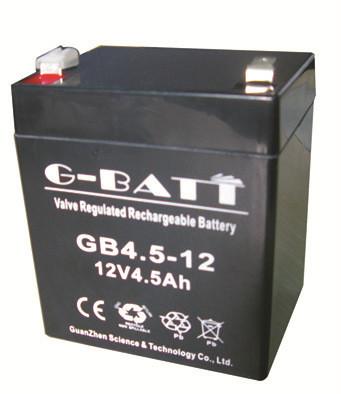 厂家供应有源音箱蓄电池12V4.5AH批发