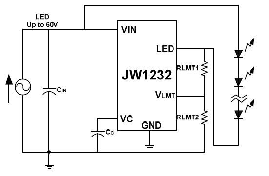 供应JW1232｜LED电源无频闪解决方案