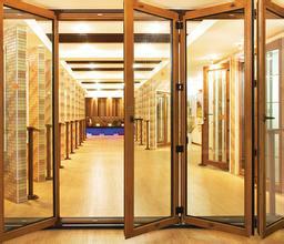 供应济南昊齐之二铝木复合门窗，木材的性能与铝材耐腐蚀、硬度高的结合。图片