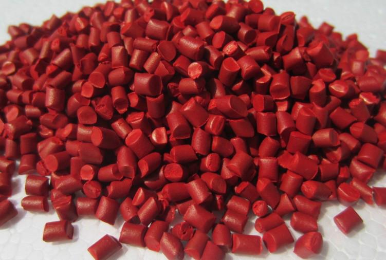 供应红色一级塑料颗粒PE再生料