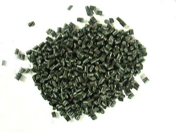 供应黑色低压HDPE再生颗粒pe再生塑料