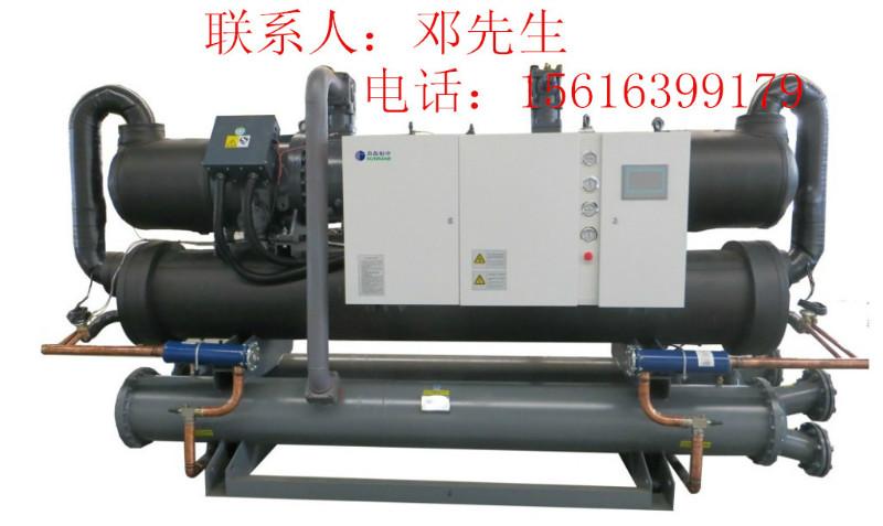 供应中低温螺杆式冷冻机组（双机头）深圳制冷设备公司图片
