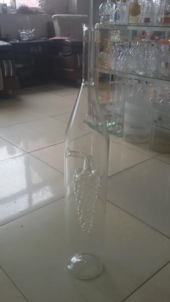 供应玻璃工艺酒瓶生肖动物瓶